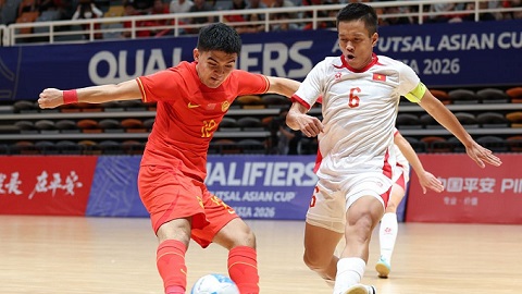 ĐT futsal Việt Nam quyết đấu với ĐT futsal Lebanon 